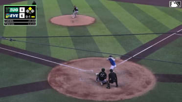 Jonny Farmelo singles on a fly ball to left fielder Carlos Gutierrez. Carter Dorighi scores.