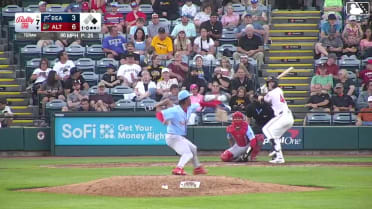 Jack Brannigan homers (8) on a line drive to center field. Lonnie White Jr. scores.