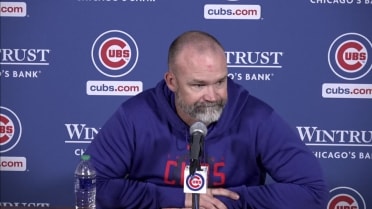 Ross on the Cubs' 9-0 loss