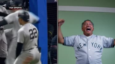 Nick Turturro's reaction to the Yankees' ALCS win
