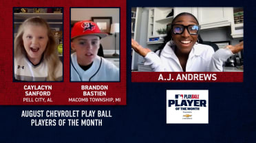 August's Play Ball Players of the Month join the show