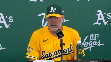 Mark Kotsay discusses the A's 15-1 win
