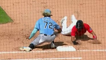 Mason Englert picks off Isiah Kiner-Falefa