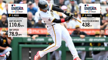 Shawn Ross crushes first career home run 438 feet