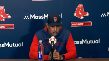 Alex Cora discusses the Red Sox's 11-7 win