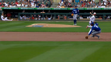 Maikel Garcia's nice sliding grab ends the inning