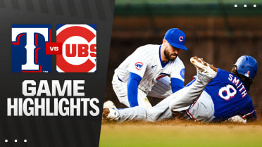 Rangers vs. Cubs Highlights
