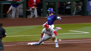 Corbin Carroll comes home after challenge