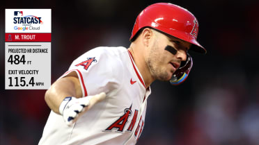 Mike Trout's 484-foot home run