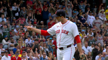 Garrett Whitlock escapes a jam in the 8th