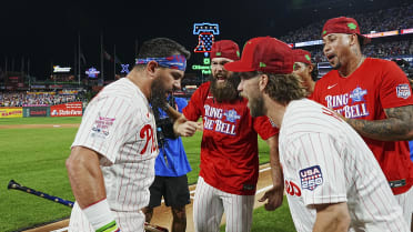 Schwarber, Harper on Home Run Derby in Philadelphia