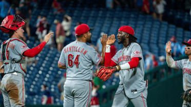 Tony Santillan K's Alec Bohm to seal Reds win