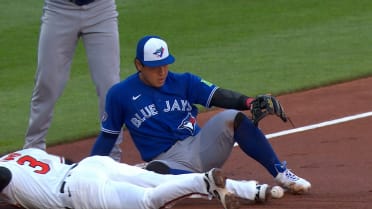 Taylor Ward takes 3rd base after call overturned