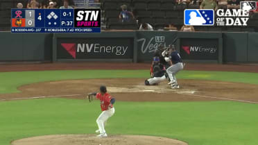 Brock Rodden homers (18) on a fly ball to center field.