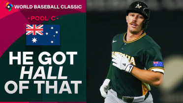 Alex Hall's solo home run