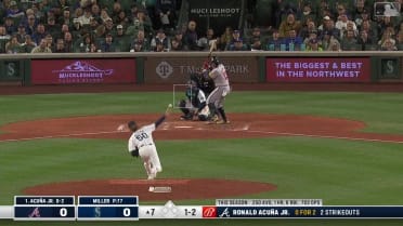 Ronald Acuña Jr. breaks up the no-hitter