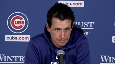 Craig Counsell on the Cubs' 5-2 loss to the Reds