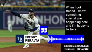 Freddy Peralta: 'I'm happy to be here.'