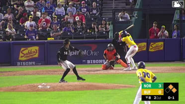 Charles McAdoo homers (14) on a fly ball to center field. Ismael Munguia scores. Daz Cameron scores.