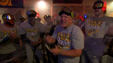 Pat Murphy's clubhouse speech after NLCS clinch