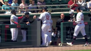 Gio Urshela's acrobatic play