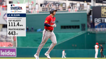 Matt Olson belts 443-ft home run vs. Nationals