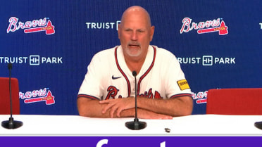 Brian Snitker discusses Drake Baldwin's big day