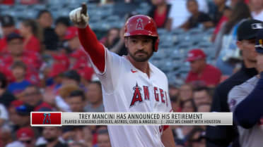 Angels broadcast discusses Trey Mancini's retirement
