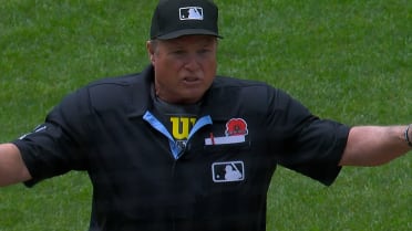 Jackson Chourio ruled safe at second after review