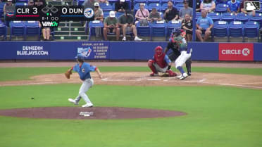 Juan Sanchez homers (6) on a fly ball to left field.