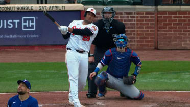 Data Viz: Samuel Basallo da jonrón de  437pies