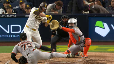 Gavin Sheets' hit by pitch confirmed after review