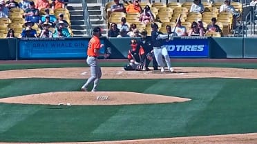 Korey Lee's RBI double