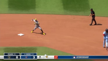 Brewers turn double play 