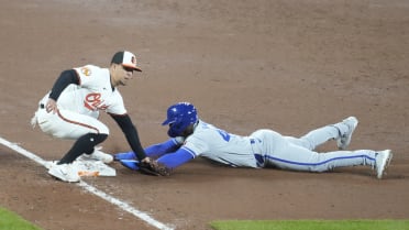 After review, Dairon Blanco safe at third base