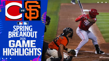 Reds vs. Giants Spring Breakout Highlights