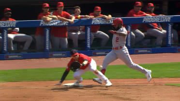 Guardians turn double play