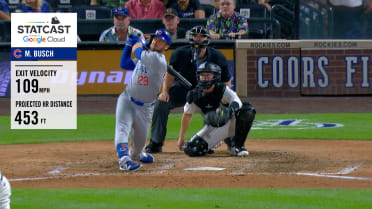 Michael Busch crushes a 453-foot homer