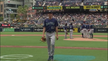 George Kirby's three strikeouts