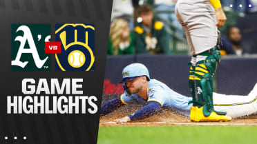 Athletics vs. Brewers Highlights