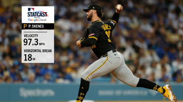 Paul Skenes reaches 97.3 mph on a strikeout 