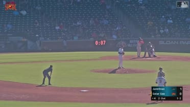 Enrique Bradfield Jr.'s three hits, three steals