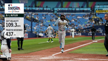 Lawrence Butler crushes a 437-foot home run
