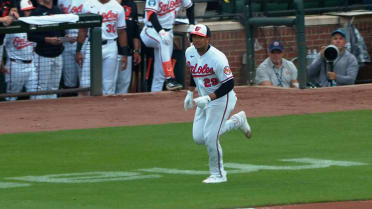 Jonrón solitario de Samuel Basallo