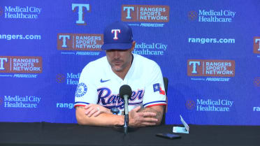 Skip Schumaker talks Rangers' 13-1 loss