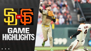 Padres vs. Giants Highlights