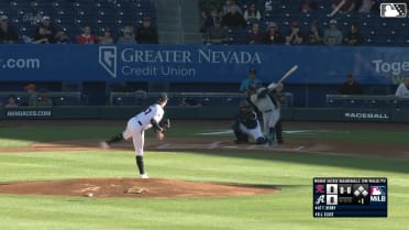 Jonatan Clase's leadoff home run