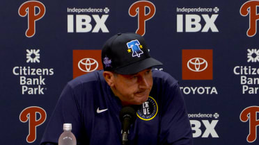 Rob Thomson discusses 9-0 loss to Braves