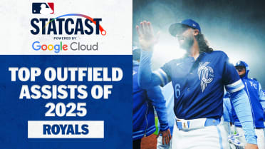 Royals' Top 5 outfield assists of 2025