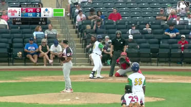 Zyhir Hope hammers a two-run homer